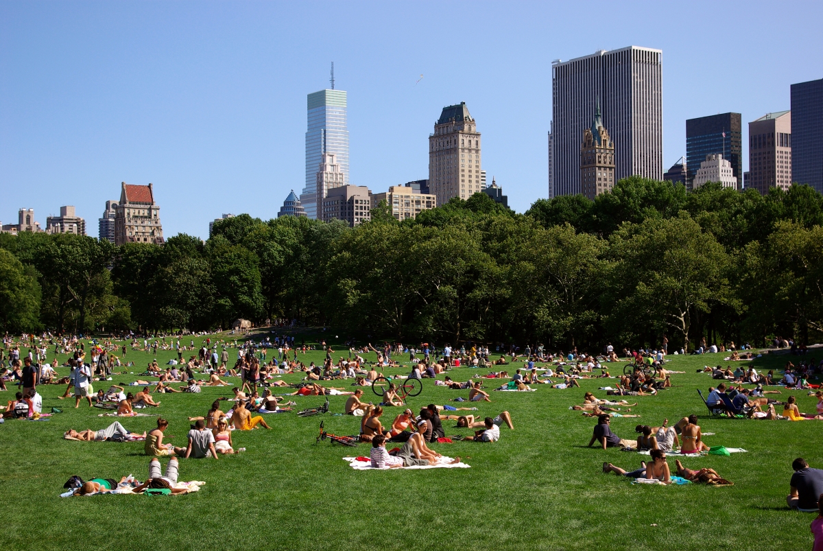 Aprovechando los parques de Nueva York en verano