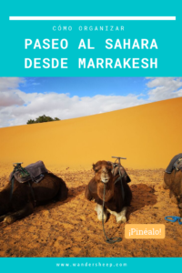 Paseo al Sahara desde Marrakesh Marruecos