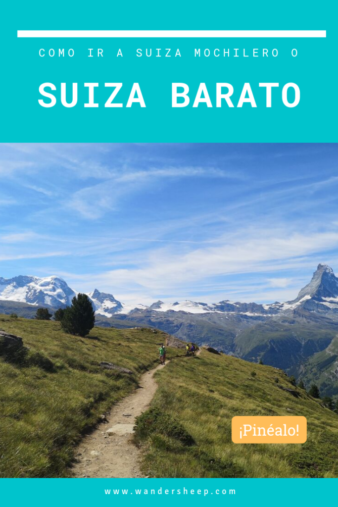 Suiza barato o mochilero